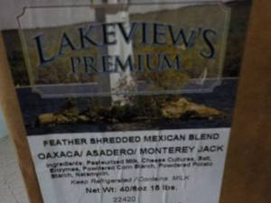 Case of Frozen Feather Shredded Mex...