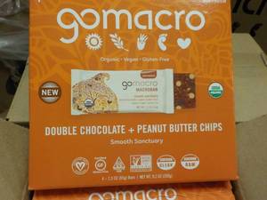 Case of 28 Gomacro Double Chocolate...
