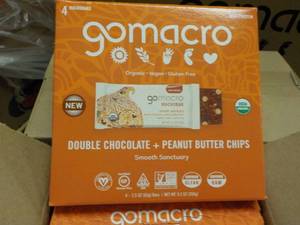 Case of 28 Gomacro Double Chocolate...