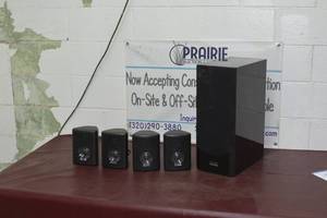 lot 29 image: Epic Sound 5.1 Surround Sound Speakers W Passive Subwoofer