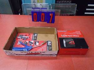Digital tire inflator & blow guns. As shown.