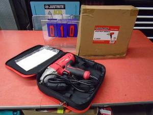 Toolman 110 volt 12 impact wrench. New in box. Was a store display. As shown.