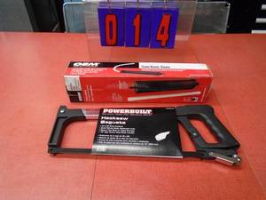 New oil suction gun & hacksaw frame. As shown.