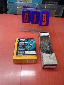 Columbian 34 pipe clamp & set of pliers. As shown.