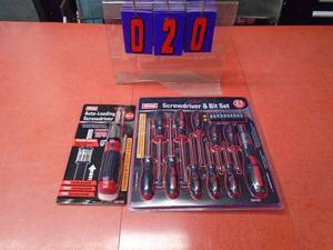 Qty of 2 set of screwdrivers. As shown.