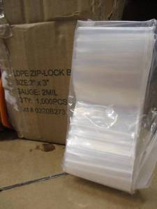Small Reclosable Bags and Gorilla Tape