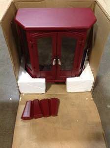 25in. 5 Sided Infrared Electric Stove-Red open box customer return see pictures