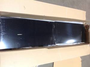 Husky Ready-to-Assemble 24-Gauge Steel Freestanding Garage Cabinet in Black (36 in. W x 72 in. H x 18 in. D) damagedScratched  see pictures