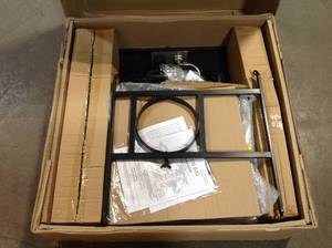 Hampton Bay Crossridge 50,000 BTU Antique Bronze Finish Gas Fire Pit open box not used