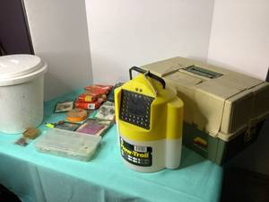 lot 25 image: Assortment of Fishing Equipment and Lures #1