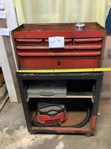 lot 43 image: 26 X 43 Tool Cabinet - Red and Black