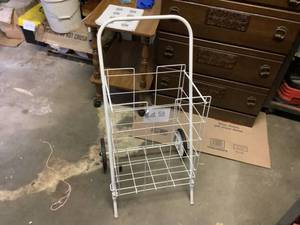 lot 53 image: Rolling Grocery Cart