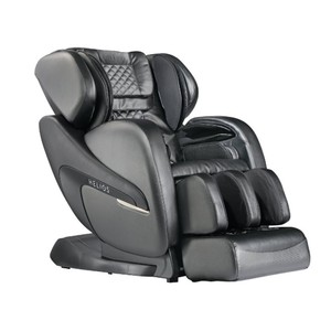 lot 301 image: Helios Massage Chair in Black. HM-5500 - USED AS DISPLAY - REMOTE DOES NOT WORK - ERROR - RISE.