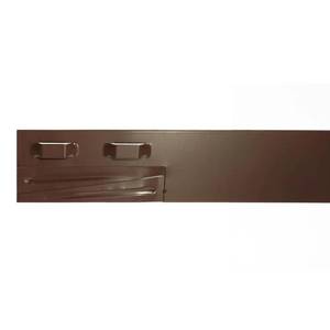 lot 400 image: Col-met 8 ft. x 4 in. 14-Gauge Brown Steel Landscape Edging, Approximately 150 Pcs.