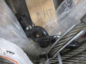 lot 413 image: WARN 77534 Winch Accessory Steel Cable Wire Rope with Hook, 12 Diameter x 75 Length, 13.3 Ton (26,600 lb) Capacity.