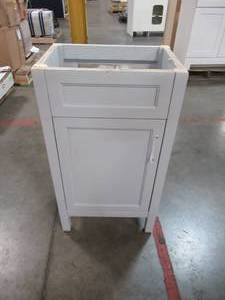 lot 370 image: Home Decorators Collection Arvesen 18 in. W x 12 in. D Vanity (No Top)