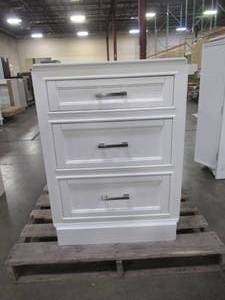lot 393 image: Three Drawer Cabinet In Nice Condition