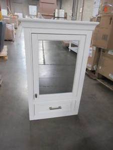 lot 394 image: Mirrored Cabinet With One Drawer In Nice Condition