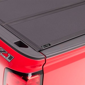 lot 426 image: BAKFlip MX4 Hard Folding Truck Bed Tonneau Cover  448427  Fits 2016 - 2021 Toyota Tacoma w OE track system 6 2 Bed (73.7) - Open Carton.