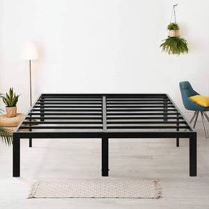 lot 429 image: Olee Sleep 18 Heavy Duty Queen Steel Slat, No Box Spring Needed, Black, 18BF04Q. Unclaimed Freight.