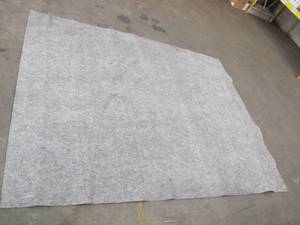 8 x 10 IndoorOutdoor Unbranded Gray Rug - Heavy Duty - Anti Slip Backing