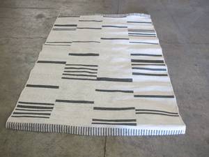 Multi-Tier Bars Outdoor Rug GrayCream - Project 62