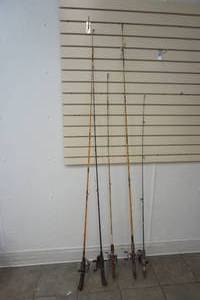lot 182 image: rods and reels