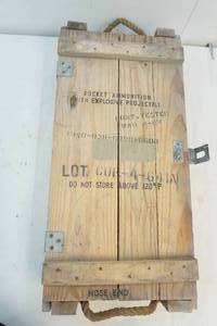 lot 204 image: ammunition box
