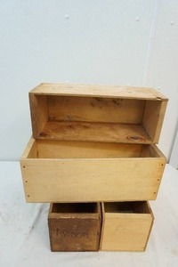 lot 220 image: wood boxes