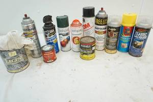 lot 254 image: spray paints