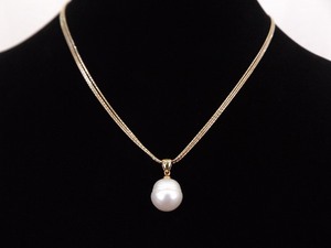 .925 Sterling Silver Genuine HONORA Large Fresh Water Pearl Pendant Necklace
