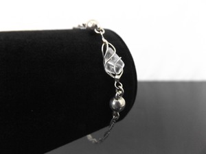 .925 Sterling Silver Healing Crystal Bracelet