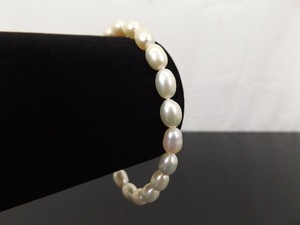 .925 Sterling Silver Genuine Fresh Water Pearl Bracelet