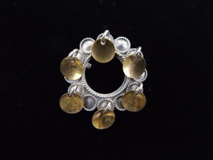 .830 Sterling Silver Norwegian Solje Wedding Brooch