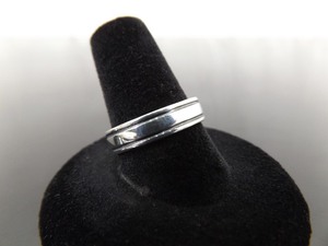.925 Sterling Silver Band Ring Size 9