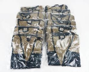 lot 9 image: Lot of 12 Gander Mountain Adult Small Green and Gold Fishing Hunting Vests