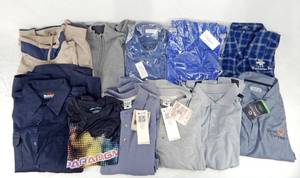 lot 15 image: Lot of 11 Assorted Mens Shirts and Pullovers