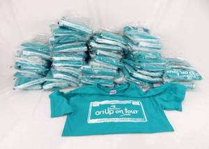 lot 23 image: Lot of 58 Sun Trust Teal Color T-Shirts