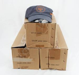 lot 25 image: Lot of 72 Steel Gray Color Sun Trust Shine On Baseball Hats