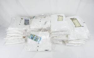 lot 13 image: Lot of 43 Colorado Timberline Performance Knit White Mens Volt Embroidered Polo Shirts - Assorted Sizes