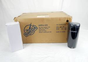 lot 34 image: Case of 25 Sealed Sweda VMC Branded Groovy Tumblers