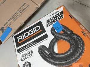 RIDGID 5 Gal. 5.0-Peak HP Portable Wall-Mountable WetDry Shop Vacuum with Filter, Hose and Accessories