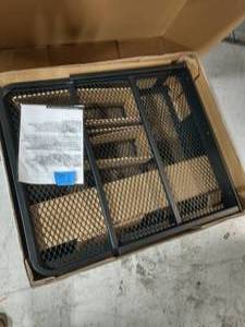 CURT 60 x 24 Black Steel Basket Cargo Carrier