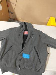 MILWUAKEE Mens Large M12 12-Volt Lithium-Ion Cordless Gray Heated Hoodie