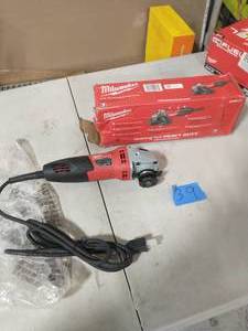 MILWAUKEE 7 Amp Corded 4-12 in. Small Angle Grinder