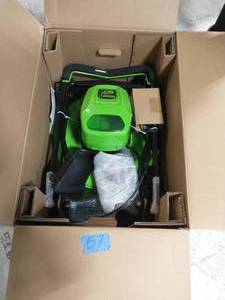 PRO GREENWORKS PRO 19 in. 60V Battery Cordless 2-in-1 Lawn Mower with 5.0 Ah Battery with Charger