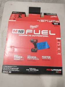 MILWAUKEE M18 FUEL GEN-2 18-Volt Lithium-Ion Brushless Cordless Mid Torque 12 in. Impact Wrench with Friction Ring Kit