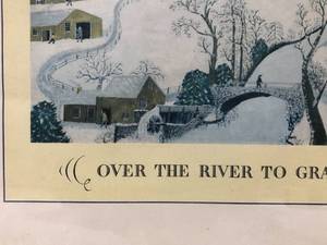 lot 17 image: C. 1953 - Over the River to Grandmothers House