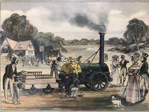 lot 24 image: 1830 Locomotive the Engine - The Rocket