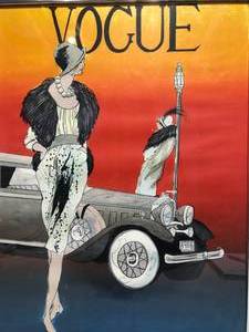 lot 33 image: Vintage Vogue Poster